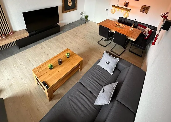 아파트 Kennys Bergblick Pool Sauna Tennis Niederdorla